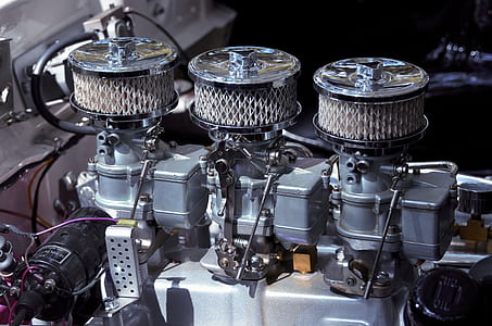 gray vehicle engine in closeup photography thumbnail