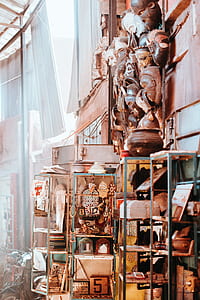 brown and white tribal decors thumbnail