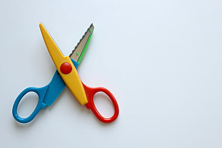 multicolored scissors thumbnail