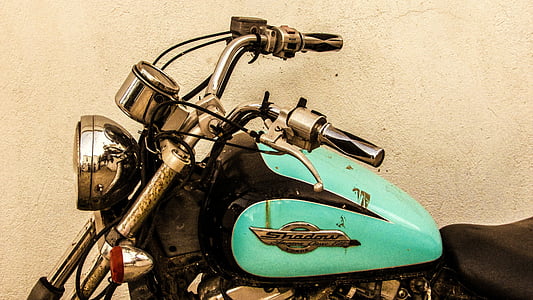 teal and black cruiser motorcycle thumbnail