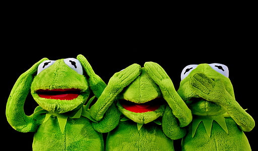 three Kermit The Frog plush toys thumbnail