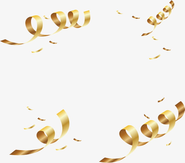 gold foil spiral ribbon ai file
