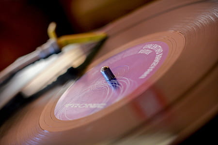 black vinyl record thumbnail