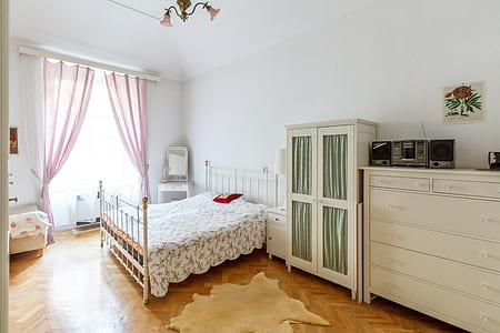 three white room furniture at daytime thumbnail