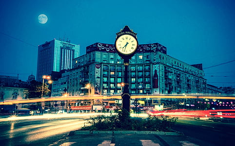 time lapse photography of buildings thumbnail