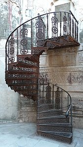 brown steel staircase thumbnail