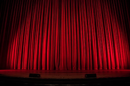 red stage curtain thumbnail