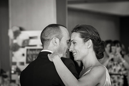grayscale photo of man and woman dacing thumbnail