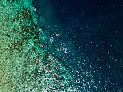 aerial photography body of water thumbnail