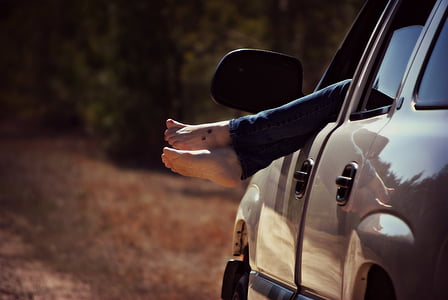 person riding car thumbnail