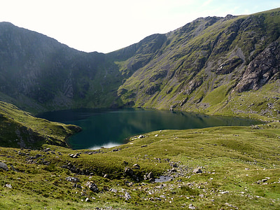 high angle photo of lake thumbnail