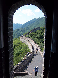 people walking on the Great Wall of China during daytime thumbnail