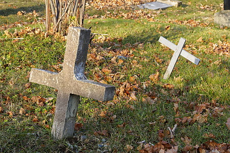 Old cemetery gravestones. thumbnail