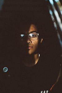 man wearing black shirt thumbnail