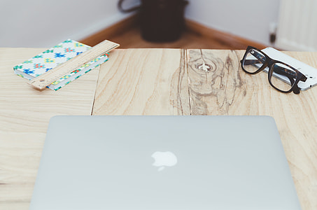 eyeglasses with black frames thumbnail