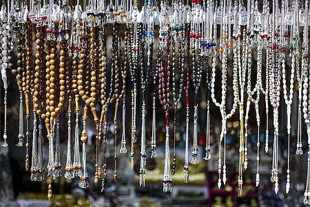 assorted-color 33-count misbaha prayer bead lot thumbnail