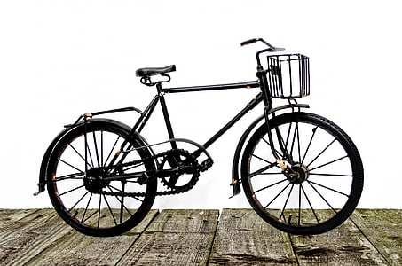 photo of black city bike thumbnail