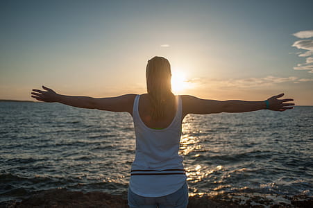 Photo of Woman Near Ocean thumbnail