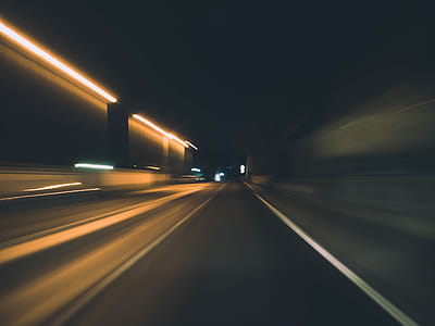 Road Tunnel in Time Lapse Wallpaper thumbnail
