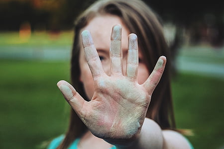 photo of girl showing her palm thumbnail