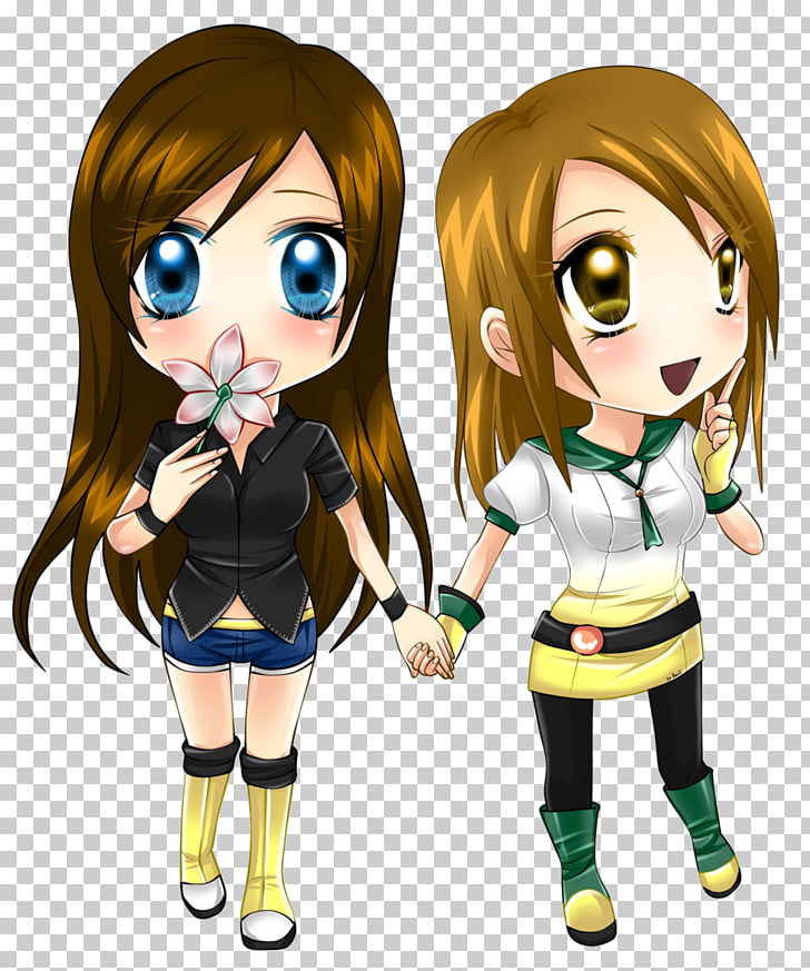 chibi anime friends