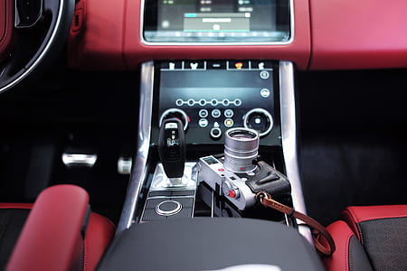 grey and black gear shift lever thumbnail