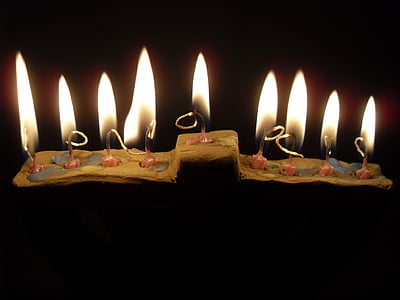 straightly filled lighted candles thumbnail