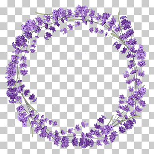 Lavender Wreath Stock photography , Purple lilac wreath material, purple lilac flower wreath PNG clipart