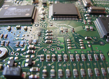 close-up photo of green and black computer motherboard thumbnail