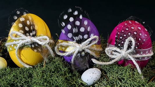 three assorted easter eggs thumbnail