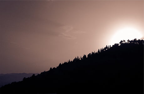 silhouette of mountain thumbnail