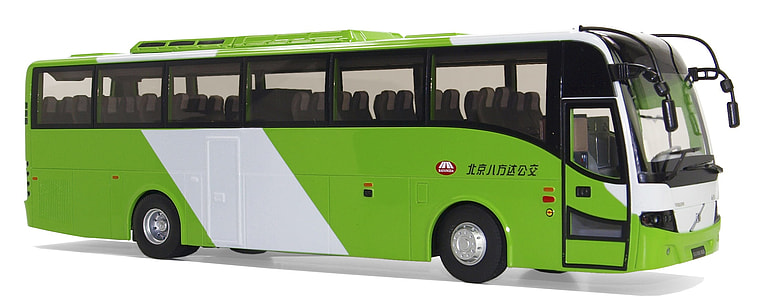 green bus illustration thumbnail