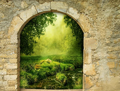 green plants and trees painting thumbnail