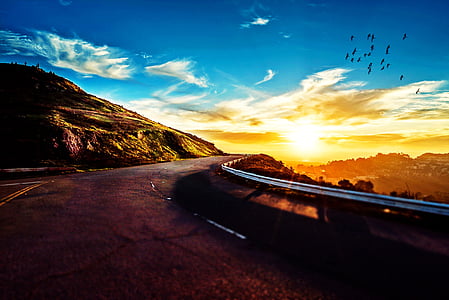 golden hour photo of road thumbnail
