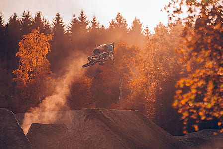 person riding a bicycle doing some tricks thumbnail