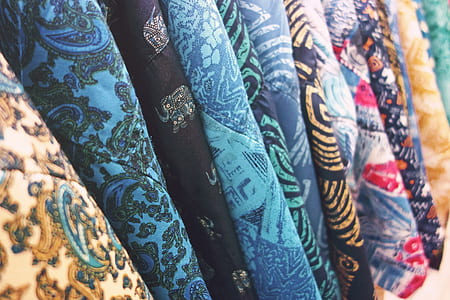 assorted-pattern textiles thumbnail
