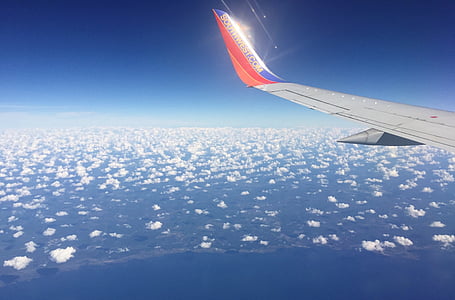 closeup photo of airliner wing thumbnail