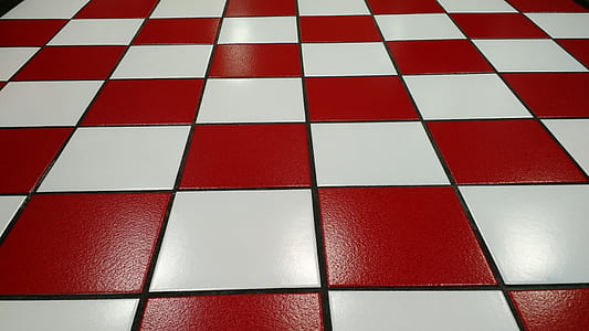 white and red floor tiles thumbnail