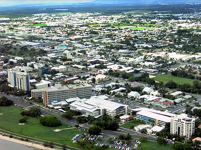 Cairns Hospital from the air in Queensland, Australia thumbnail