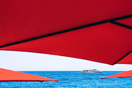 sea, sky, water, blue thumbnail