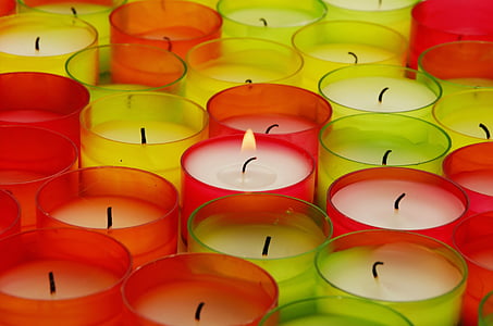 assorted-color votive candles thumbnail