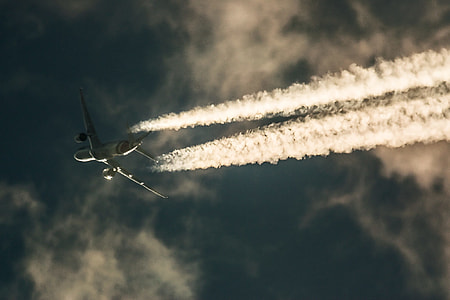 white passenger plane thumbnail
