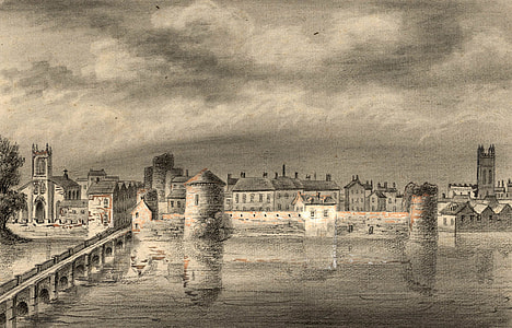 Limerick, painted in 1830 in Ireland thumbnail