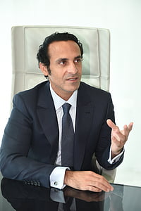 men's black suit blazer thumbnail