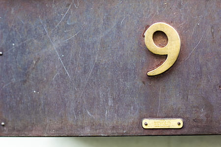 black metal board with 9 thumbnail