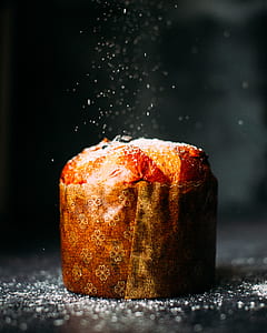 baked bread with seasoning thumbnail