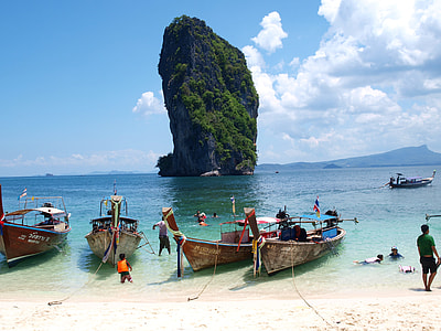 sailboats on seashore thumbnail