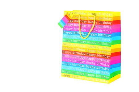 multicolored paper bag thumbnail