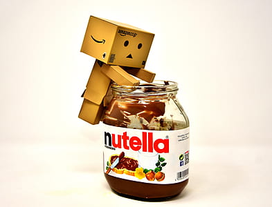 Dunbo on top of Nutella jar thumbnail