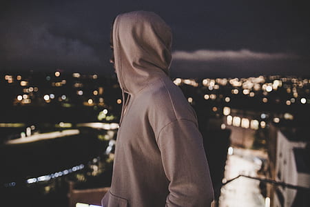 light, man, person, night thumbnail